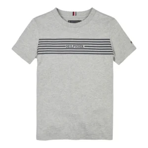 Tommy Hilfiger Wono print light grey/navy stripes KB0KB09464